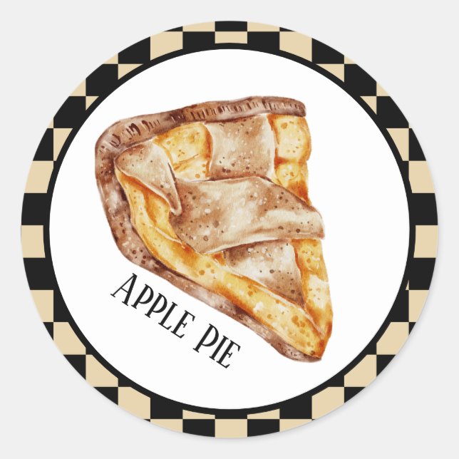 jolie tarte aux pommes ajouter un sticker de texte (Devant)