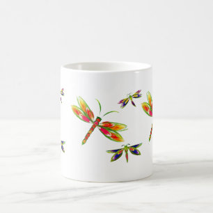 jolie tasse de libellules
