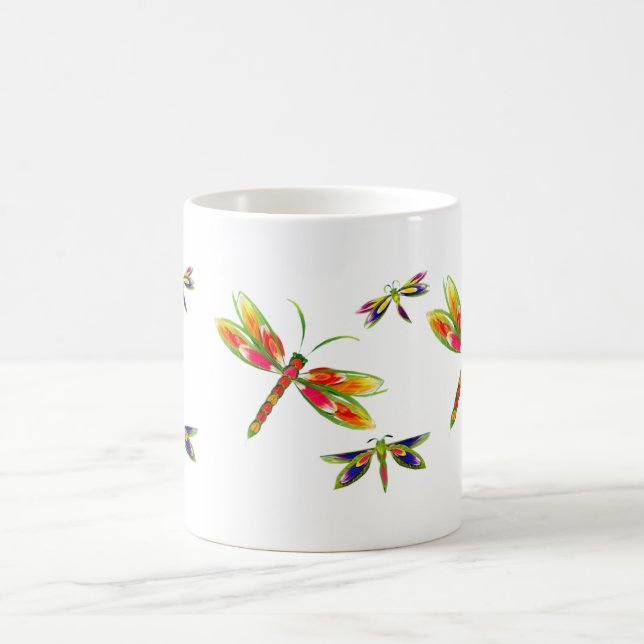 jolie tasse de libellules (Centre)