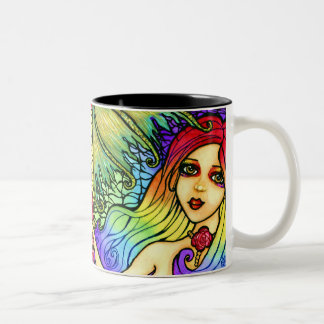 Jolie tasse d'imaginaire de sirène rose