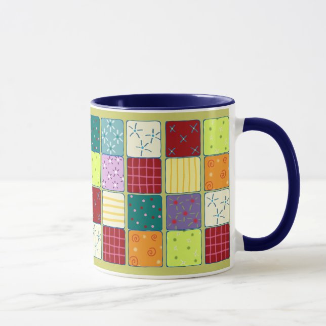 Jolie tasse mignonne de motif de mosaïque de (Droite)