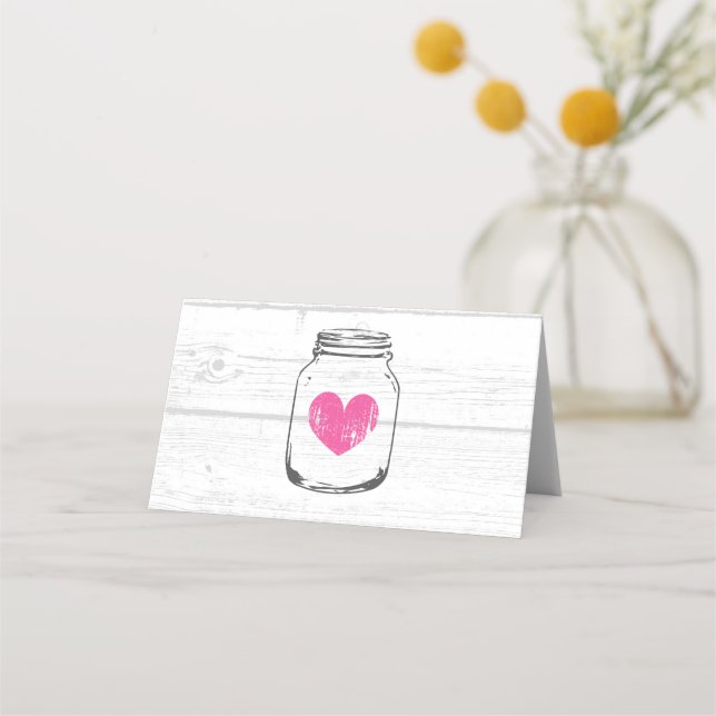 Jolie texture bois blanc plié mariage cartes de pl (Dos)