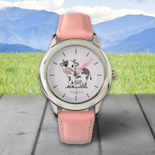 Jolie Vache montre rose