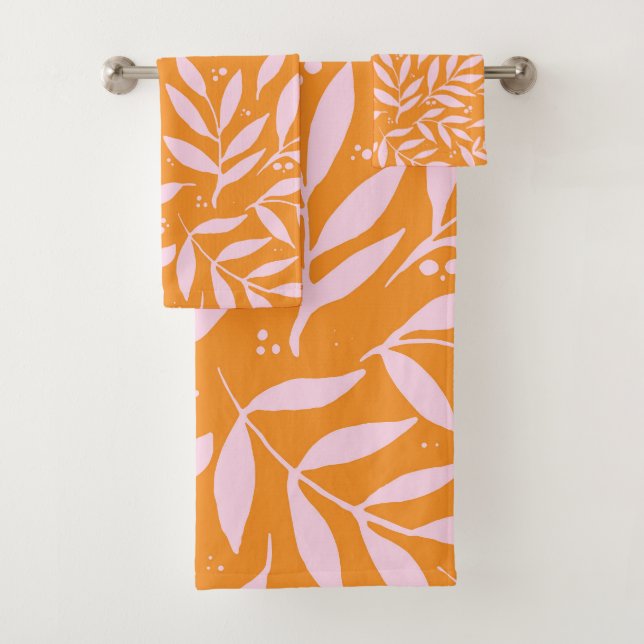 Jolies branches - orange et rose (En situation)