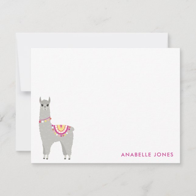 Jolies cartes de remerciement plates personnalisée (Devant)