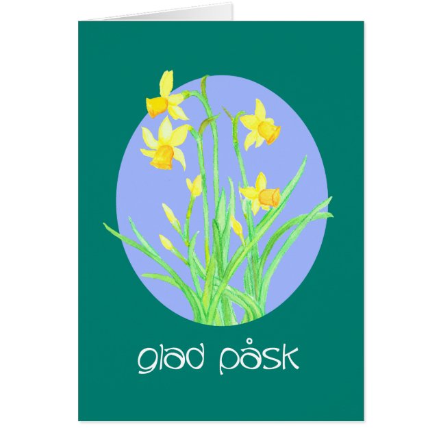 Jolies Daffodiques Suédois Langue de Pâques (Devant)