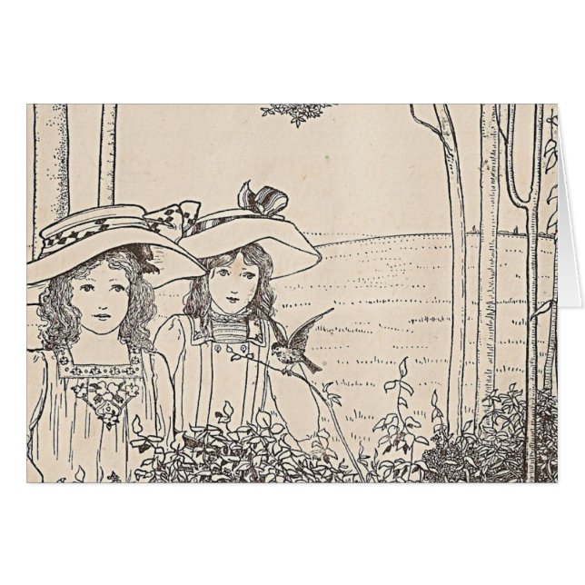 Jolies Filles Dans Les Bois (Devant horizontal)