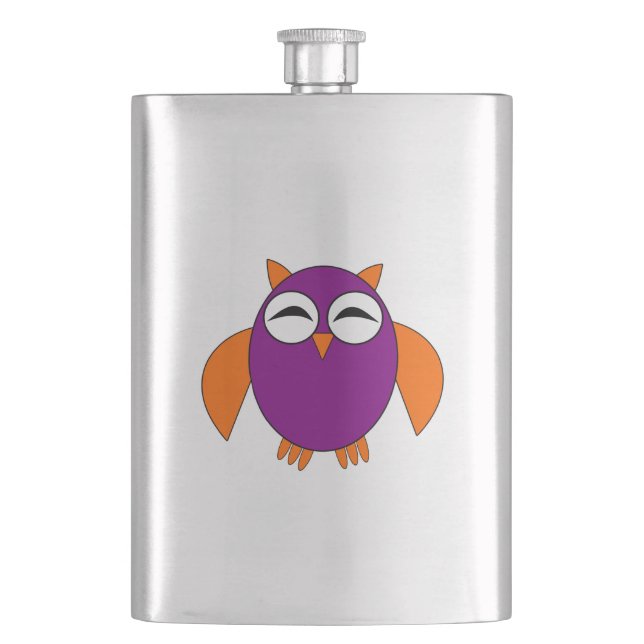Jolies flacons de hibou d'Halloween (devant)