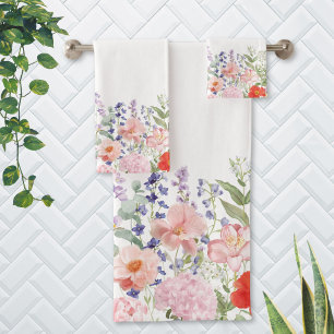 Jolies Fleurs Colorées Jardin Floral Personnalisé