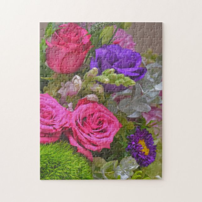 Jolies Fleurs Floral Art Puzzle (Vertical)