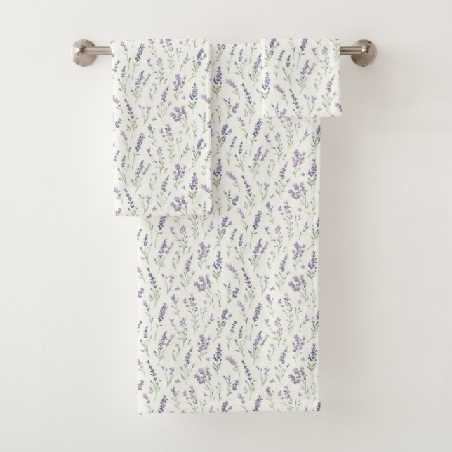 Jolies Fleurs Lavande Blanches Mariage (En situation)