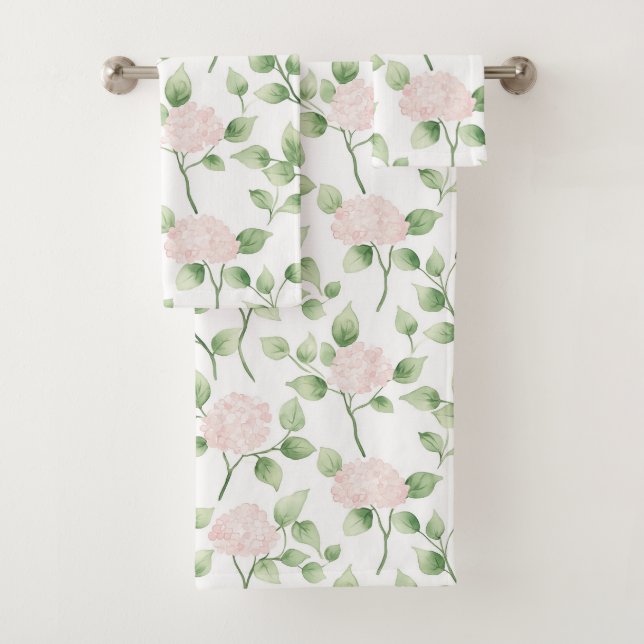 Jolies Fleurs Roses Feuilles Vertes   (En situation)