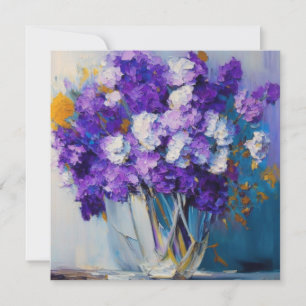 Jolies Fleurs Violettes Vintage
