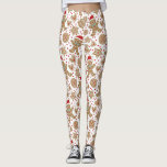 Jolies leggings de Noël<br><div class="desc">Un mignon motif de pain d'épices de vacances orne ces leggings. Un complément amusant à votre garde-robe de Noël. Conçu pour vous par Blackberry Boulevard.</div>