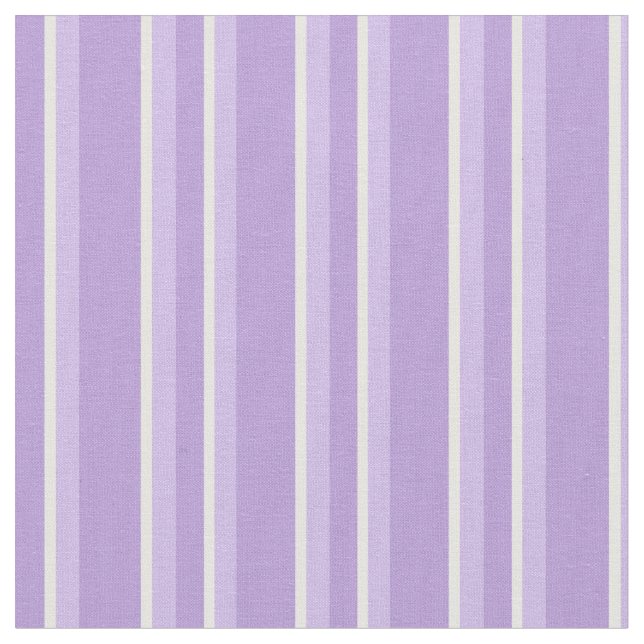 Jolies nuances de tissu rayé mauve et blanc (Fermer)