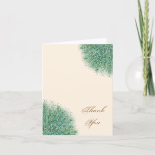 Jolies plumes de paon Merci