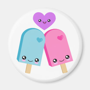 Jolies Popsicles BFF Kawaii Magnet