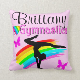 JOLIMENT ROSE PERSONNALISÉ COUSSIN DE GYMNASTICS