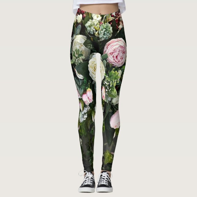 Jolis Comme Une Rose Leggings (Devant)
