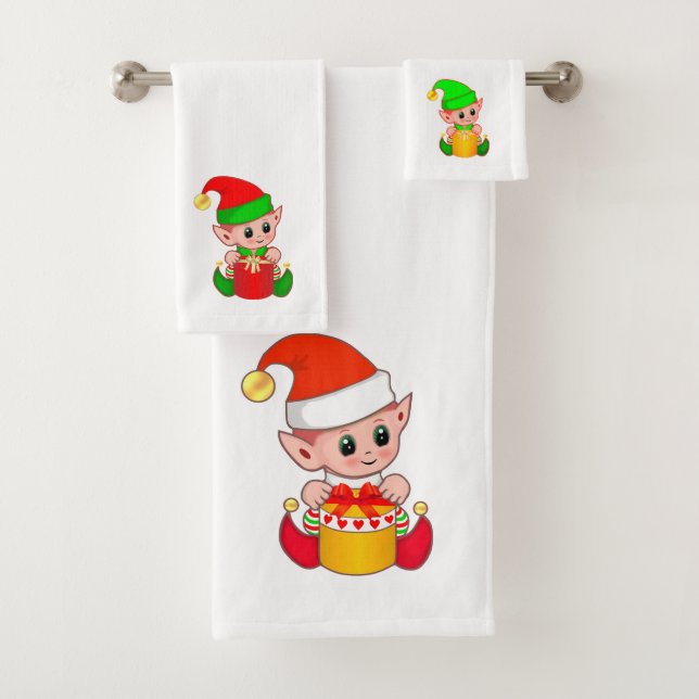 Jolis Elfes de Noël  (En situation)