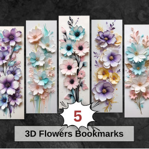 Jolis Fleurs 3D Floral do-it-yourself Signets
