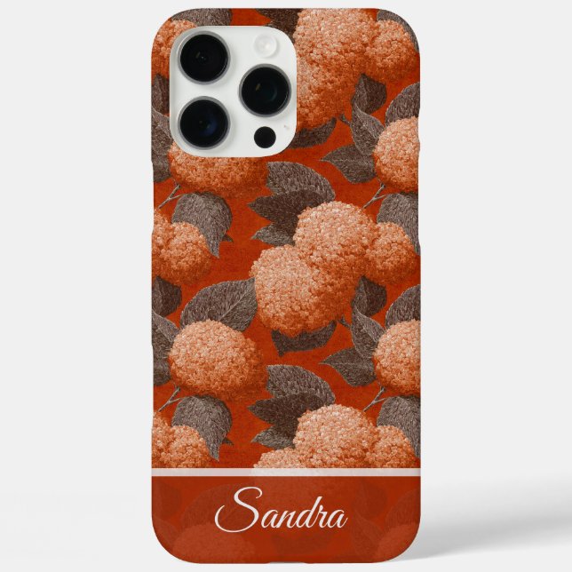 Jolis hortensias Étui pour iPhone pour femmes (Verso)