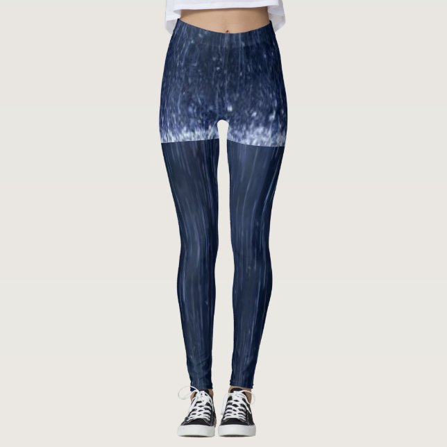 Jolis leggings bleu pluie (Devant)