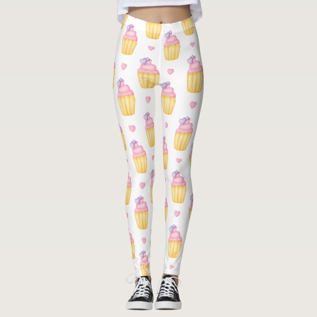 Jolis leggings de YOGA imprimés (Devant)