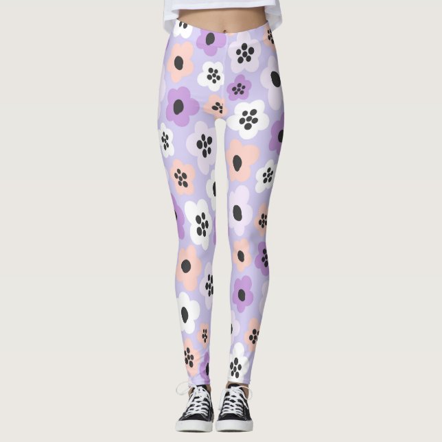 Jolis leggings de YOGA imprimés (Devant)