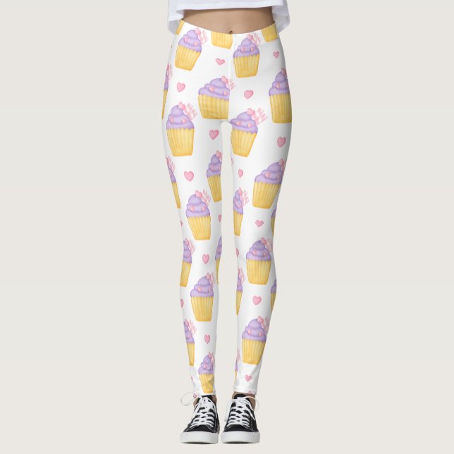Jolis leggings de YOGA imprimés (Devant)