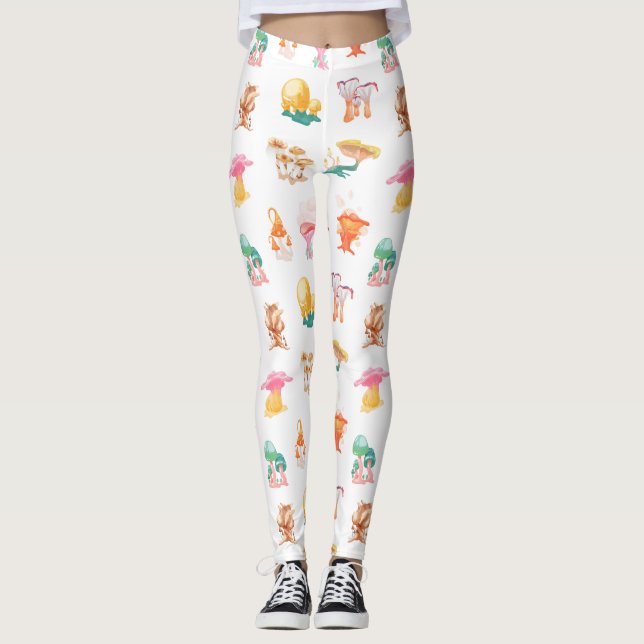 Jolis leggings de YOGA imprimés (Devant)