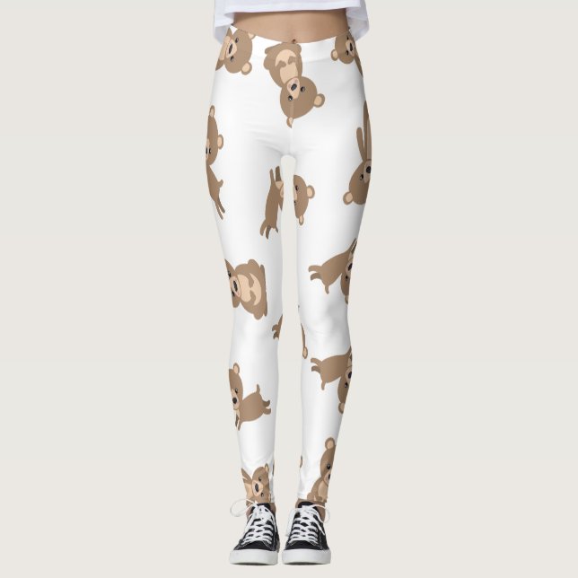 Jolis leggings de YOGA imprimés (Devant)