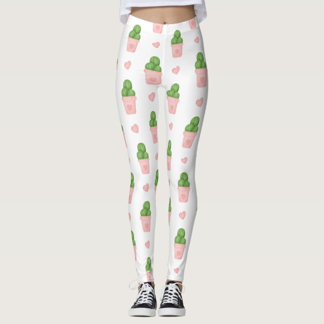 Jolis leggings de YOGA imprimés (Devant)