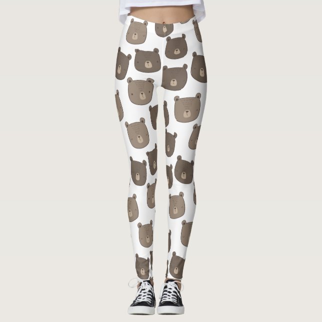 Jolis leggings de YOGA imprimés (Devant)