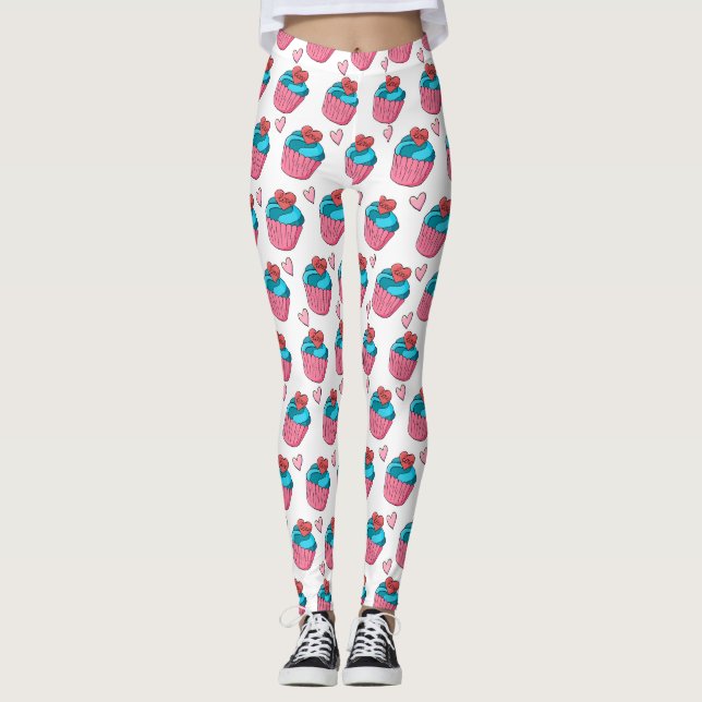 Jolis leggings de YOGA imprimés (Devant)