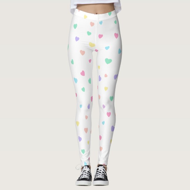 Jolis leggings de YOGA imprimés (Devant)