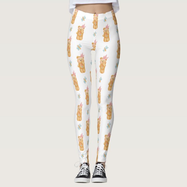Jolis leggings de YOGA imprimés (Devant)