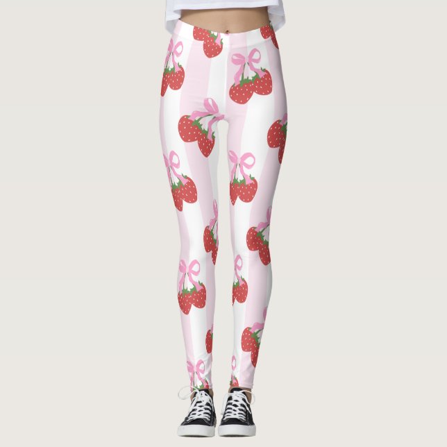 Jolis leggings de YOGA imprimés (Devant)