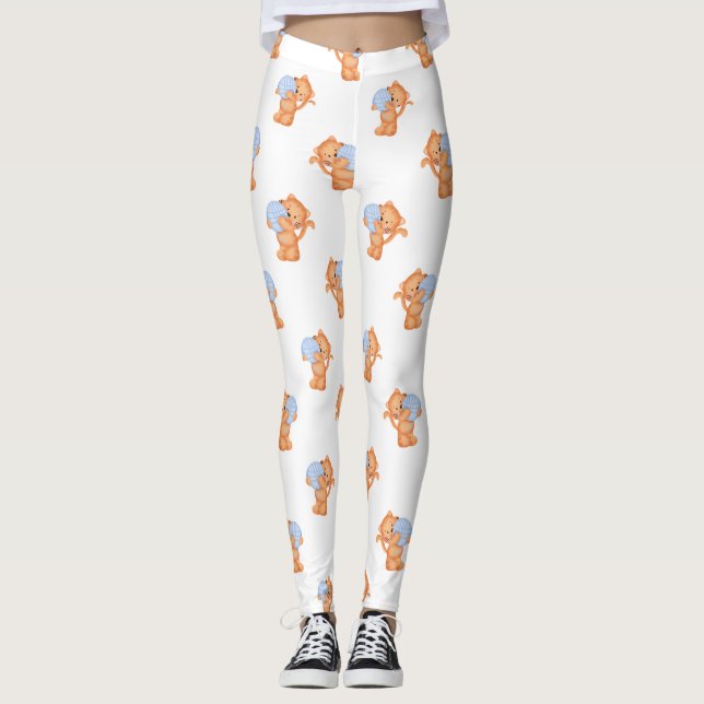 Jolis leggings de YOGA imprimés (Devant)