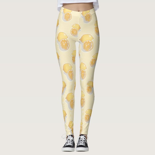 Jolis leggings de YOGA imprimés (Devant)