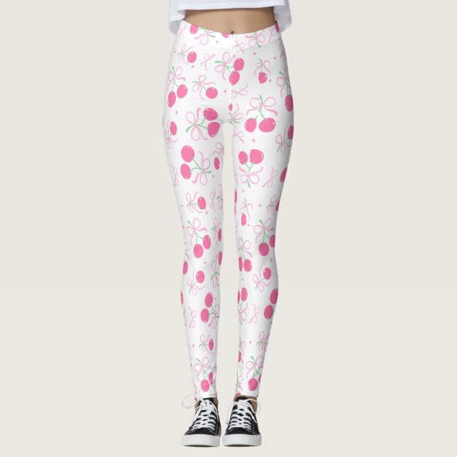 Jolis leggings de YOGA imprimés (Devant)