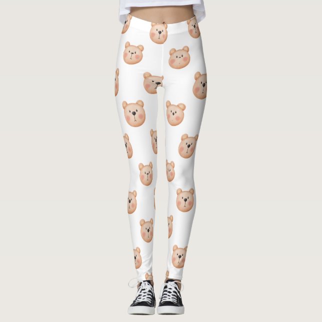 Jolis leggings de YOGA imprimés (Devant)
