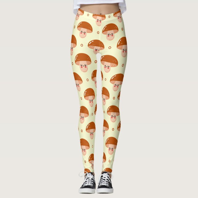 Jolis leggings de YOGA imprimés (Devant)