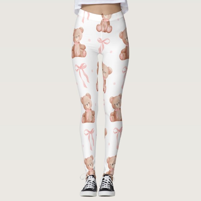 Jolis leggings de YOGA imprimés (Devant)