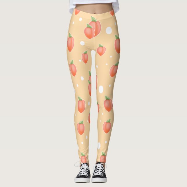 Jolis leggings de YOGA imprimés (Devant)