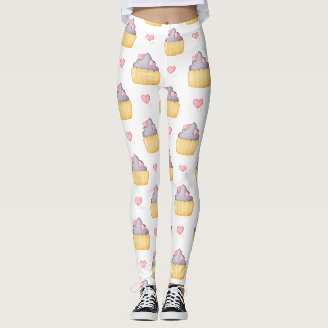 Jolis leggings de YOGA imprimés (Devant)