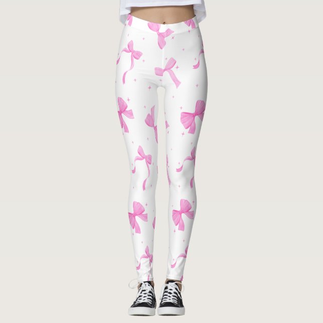 Jolis leggings de YOGA imprimés (Devant)