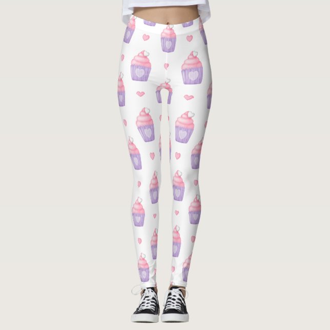 Jolis leggings de YOGA imprimés (Devant)