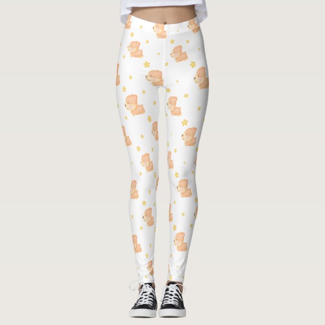 Jolis leggings de YOGA imprimés (Devant)