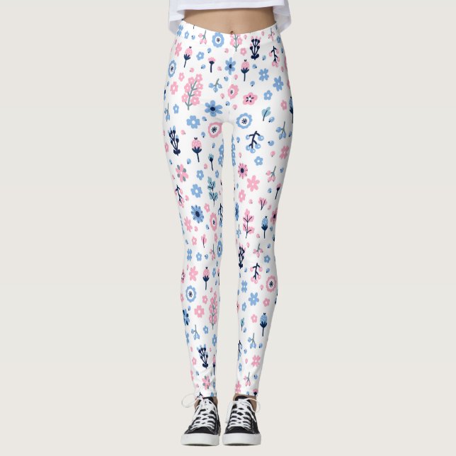 Jolis leggings de YOGA imprimés (Devant)